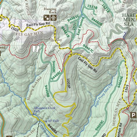 Mulberry Mountain Trails & Recreation Map by Mulberry Mountain Lodging ...