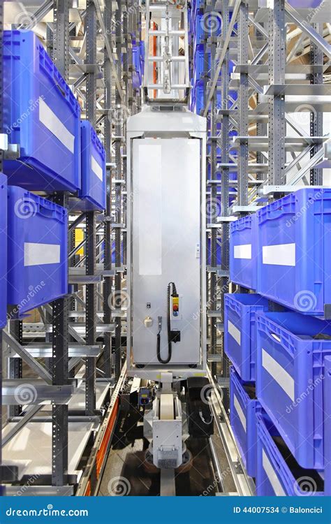 Automated Warehouse Storage Stock Photo - Image of storage, goods: 44007534