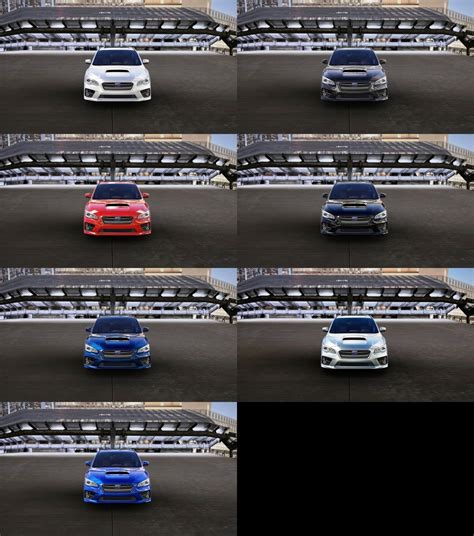 2015 Subaru WRX Colors - All 7 Shades + Track Videos