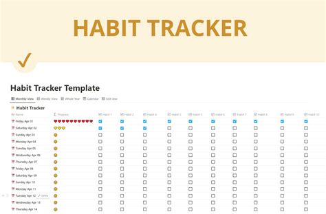 How To Make A Habit Tracker Notion - Printable Habit Tracker