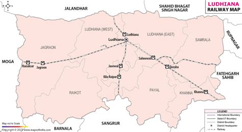 Punjab Railway Map