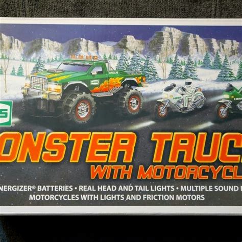 Hess 2007 Monster Truck with Motorcycles in 2022 | Monster trucks, Toy car, Hess