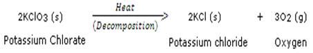 What is a decomposition reaction? Give an example of a decomposition ...