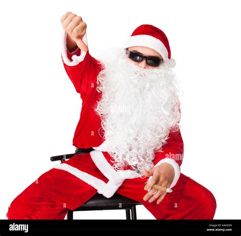 Santa claus sitting on a chair hi-res stock photography and images - Alamy