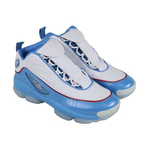 Reebok Iverson Legacy Mens Blue Leather Athletic Basketball Shoes - Ruze Shoes