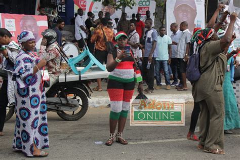 NDC Decides: Delegates gather momentum at entrance of Stadium [Photos]