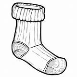 Simple socks Illustrations coloring Page Lulu Pages sketch template
