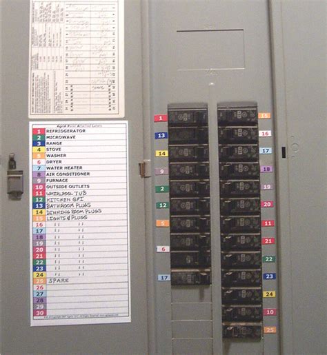 Circuit Breaker Label, Breaker Box Labels, Electrical Projects ...