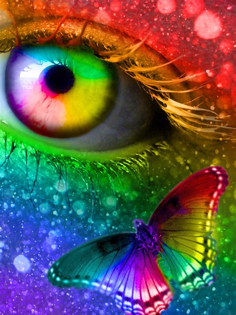 Colour my World by keashie on deviantART | Rainbow eyes, Butterfly eyes ...