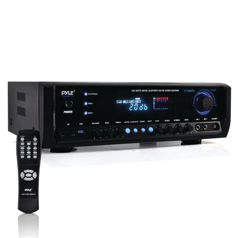 Pyle PT390BTU - Digital Home Theater Bluetooth Stereo Receiver, Aux (3 ...