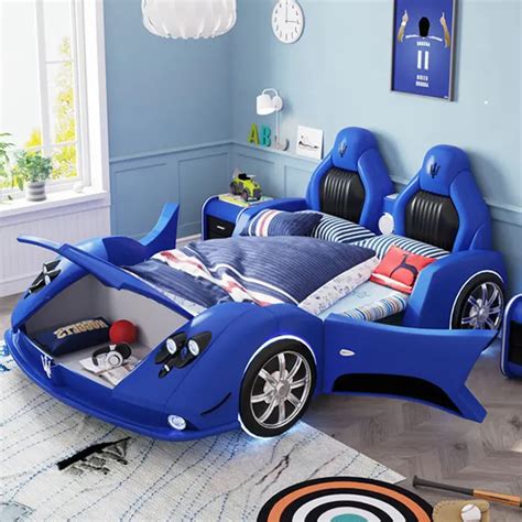 These Adult Race Car Beds Can Fit Queen & King Size Mattresses