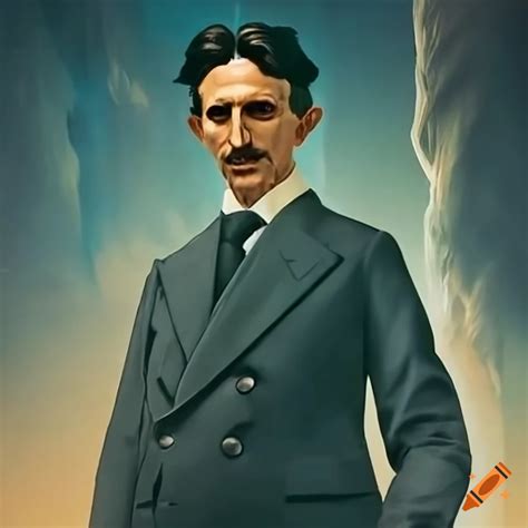 Portrait of nikola tesla on Craiyon