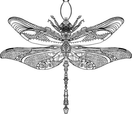 Vector Steampunk dragonfly - - sandra - trendMe.net