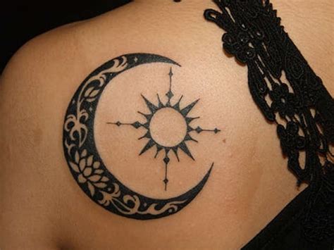 El Sol y la Luna: Tatuajes muy simbólicos - Mini Tatuajes