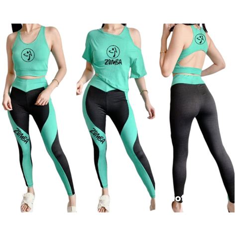 ZUMBA OUTFIT 3IN1 NEW | Shopee Philippines