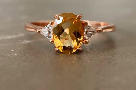 Citrine Birthstone Jewellery - Anastasia