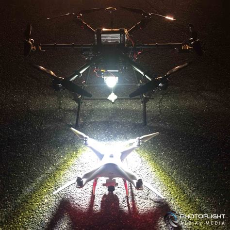 Aerial Drone Photography & Video Service at Night | Nighttime Services