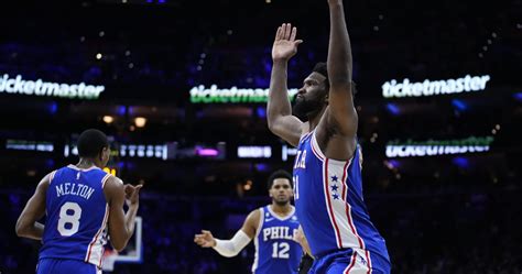 76ers' Joel Embiid Fined $25K for DX Chop Celebration vs. Nets | News, Scores, Highlights, Stats ...