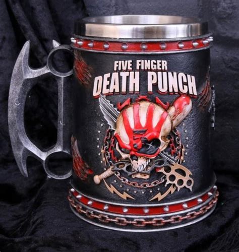 Five Finger Death Punch Tankard Officially Licensed Merchandise | Gothic Gifts