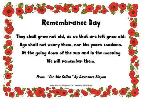 Remembrance Day - 1 | Remembrance day poems, Remembrance day, Remembrance sunday