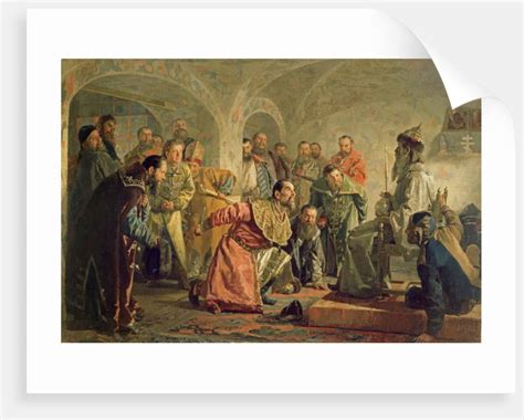 The Oprichnina at the Court of Ivan IV posters & prints by Nikolai ...