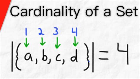 What is the Cardinality of a Set? | Set Theory, Empty Set - YouTube