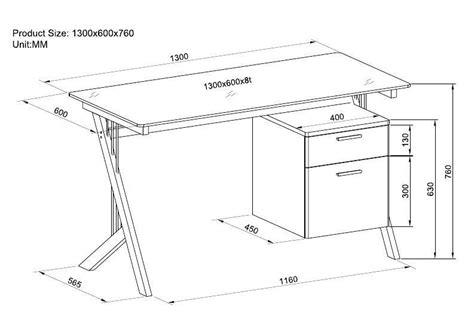 Computer Table Dimensions - Emi Furniture