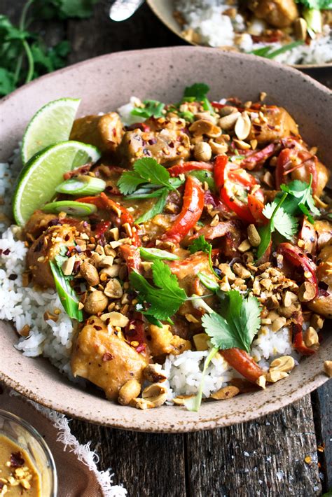 Spicy Thai Peanut Chicken - The Original Dish