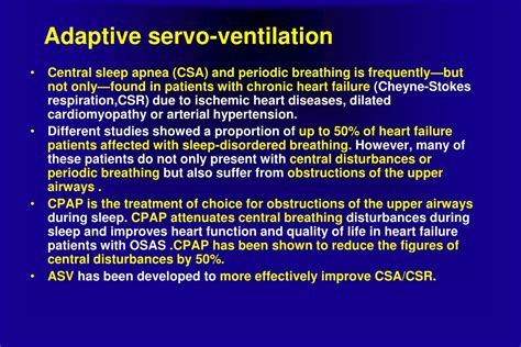 PPT - Adaptive servo-ventilation (Anticyclic Modulated Ventilation ...