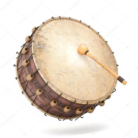 Ramadan drum 3D Rendered Isolated Stock Photo by ©zydesign 112602586