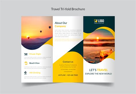 Tour and Travel Agency Tri Fold Brochure Graphic by GraphicHut ...