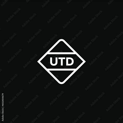 UTD letter design for logo and icon.UTD monogram logo.vector ...