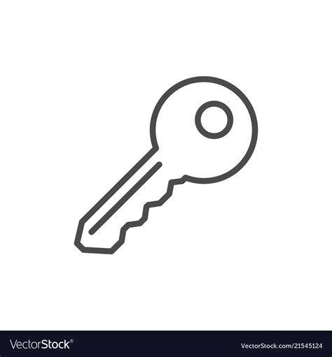 Key simple sign Royalty Free Vector Image - VectorStock