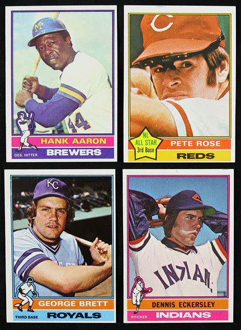 Lot Detail - 1976 Topps Baseball Trading Cards Complete Set (704/704) w ...