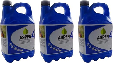 Aspen 15 L Special Fuel 4-Stroke Alkylate Petrol 3 x 5 Litres Economy ...