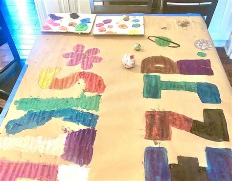 Giant Name Preschool Painting Activity