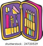 Pencil Case Vector Clipart image - Free stock photo - Public Domain photo - CC0 Images