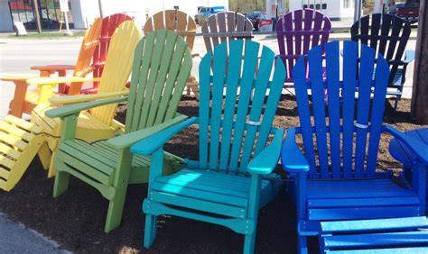 Our brightly colored poly Adirondack chairs are in stock! https://www.facebook.com/LovesBedding ...
