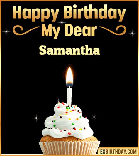 Happy Birthday Samantha GIF 🎂 Images Animated Wishes【28 GiFs】