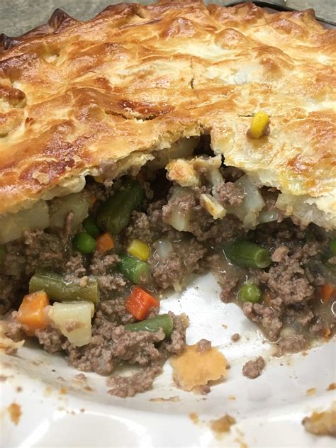 Easy Ground Beef Pot Pie Recipe - Back To My Southern Roots