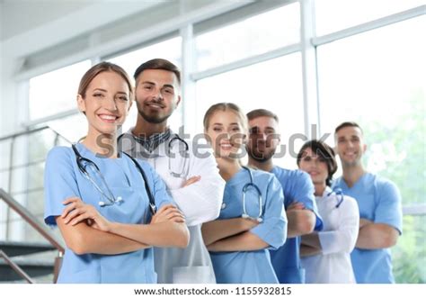 Team Doctors Uniform Workplace Stock Photo 1155932815 | Shutterstock