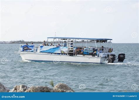 Tourist Enjoying a Cruise Along Trumbo Point Key West Florida Editorial ...