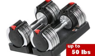 Adjustable Dumbbell Review: Weider Core 100-Pound Adjustable Select-A ...