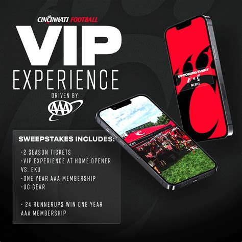 Cincinnati Bearcats on Twitter: "Get the full #Bearcats VIP experience. 👀 Enter below for your ...