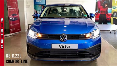 2022 VW Virtus 🔥 New Volkswagen Virtus Comfortline - 11.22L Base Model ...
