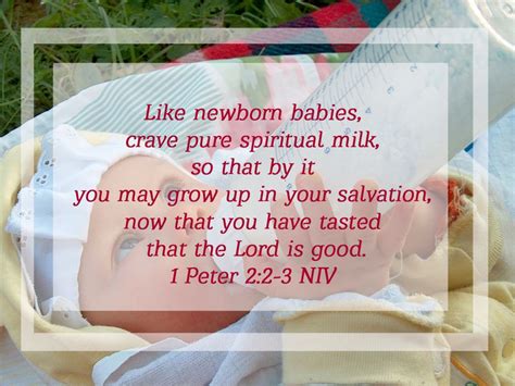 1 Peter 2:2-3 NIV 1st Peter 2, The Lord Is Good, Scriptures, Growing Up, Spirituality, Newborn ...