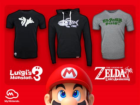 New exclusive apparel for North American My Nintendo members available now