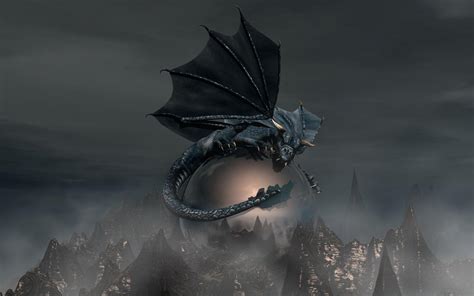 Black Dragon Art Wallpapers - Top Free Black Dragon Art Backgrounds ...