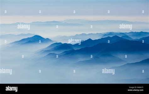 Aerial view of the mountains north of Los Angeles Stock Photo - Alamy