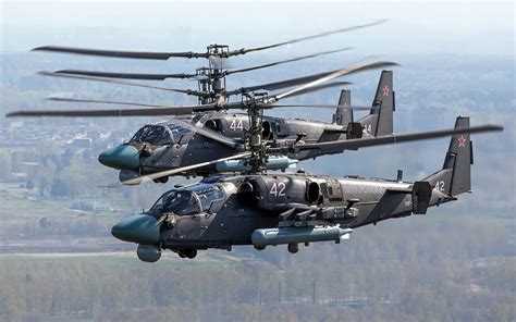 Download wallpapers Kamov Ka-52 Alligator, 4k, attack helicopter, combat aircraft, Russian Air ...